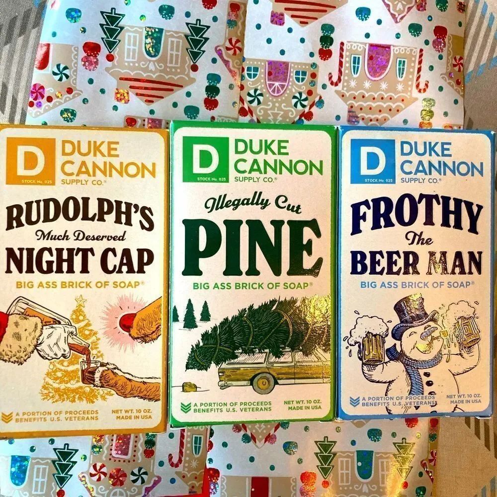 3 for $20 Duke Cannon Big Bars of Men’s Soap Beer, Pine or Rudolph Spice